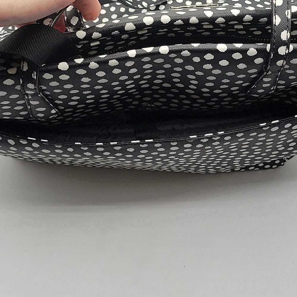 KATE SPADE Musical Dot Diaper Bag Black White - Picture 7 of 16